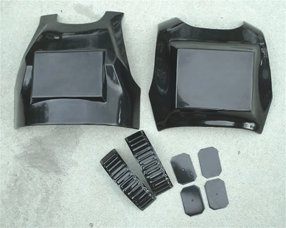 Chest and back armour